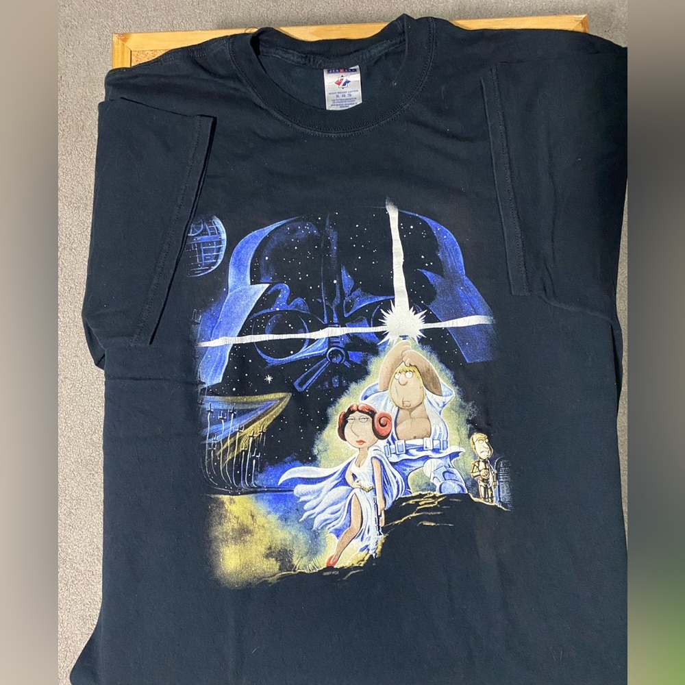 2007 Blue Harvest Family Guy Star Wars Tshirt